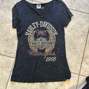 Harley-Davidson Black Graphic Tee